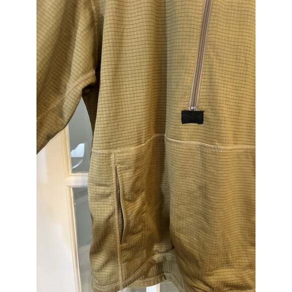 USMC Polartec FROG Grid Fleece 1/2 Zip Pullover Coyote Brown, Large.   Ff - Picture 4 of 10